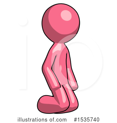 Royalty-Free (RF) Pink Design Mascot Clipart Illustration by Leo Blanchette - Stock Sample #1535740