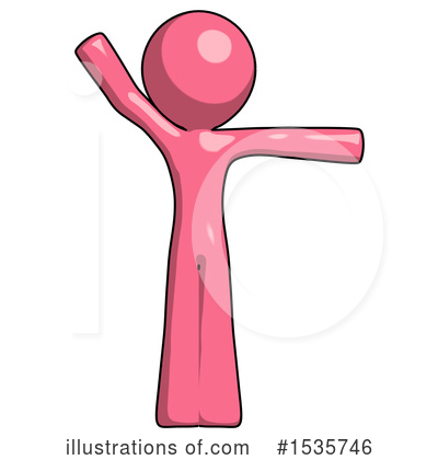 Royalty-Free (RF) Pink Design Mascot Clipart Illustration by Leo Blanchette - Stock Sample #1535746