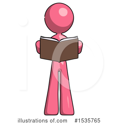 Royalty-Free (RF) Pink Design Mascot Clipart Illustration by Leo Blanchette - Stock Sample #1535765