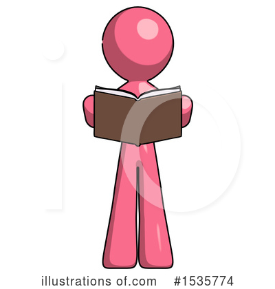 Royalty-Free (RF) Pink Design Mascot Clipart Illustration by Leo Blanchette - Stock Sample #1535774