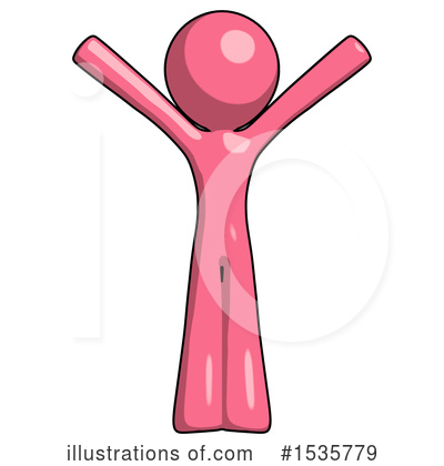 Royalty-Free (RF) Pink Design Mascot Clipart Illustration by Leo Blanchette - Stock Sample #1535779