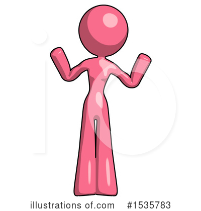Royalty-Free (RF) Pink Design Mascot Clipart Illustration by Leo Blanchette - Stock Sample #1535783