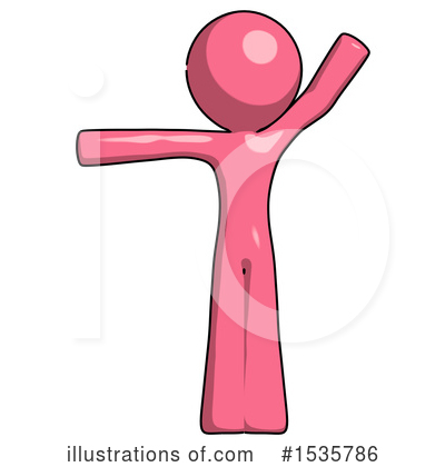 Royalty-Free (RF) Pink Design Mascot Clipart Illustration by Leo Blanchette - Stock Sample #1535786