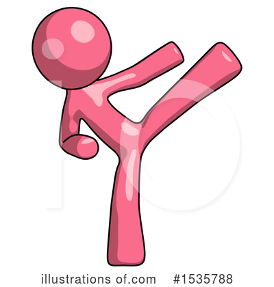 Royalty-Free (RF) Pink Design Mascot Clipart Illustration by Leo Blanchette - Stock Sample #1535788