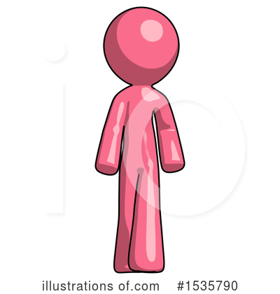 Royalty-Free (RF) Pink Design Mascot Clipart Illustration by Leo Blanchette - Stock Sample #1535790