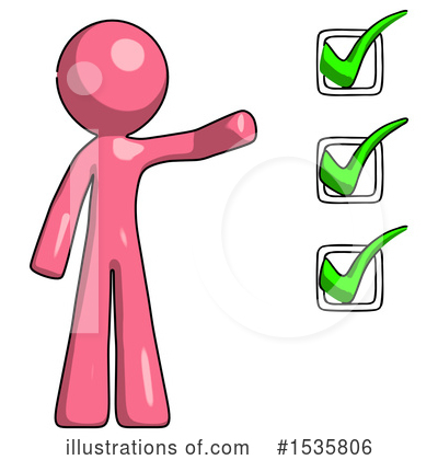 Royalty-Free (RF) Pink Design Mascot Clipart Illustration by Leo Blanchette - Stock Sample #1535806