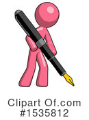Pink Design Mascot Clipart #1535812 by Leo Blanchette