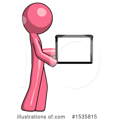 Royalty-Free (RF) Pink Design Mascot Clipart Illustration by Leo Blanchette - Stock Sample #1535815