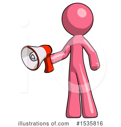 Royalty-Free (RF) Pink Design Mascot Clipart Illustration by Leo Blanchette - Stock Sample #1535816