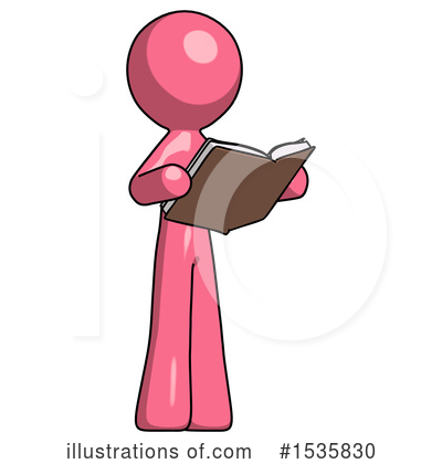 Royalty-Free (RF) Pink Design Mascot Clipart Illustration by Leo Blanchette - Stock Sample #1535830