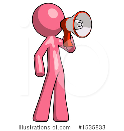 Royalty-Free (RF) Pink Design Mascot Clipart Illustration by Leo Blanchette - Stock Sample #1535833