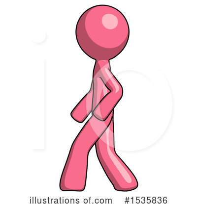 Royalty-Free (RF) Pink Design Mascot Clipart Illustration by Leo Blanchette - Stock Sample #1535836