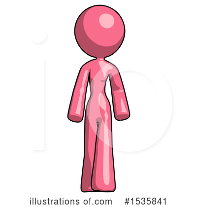 Royalty-Free (RF) Pink Design Mascot Clipart Illustration by Leo Blanchette - Stock Sample #1535841