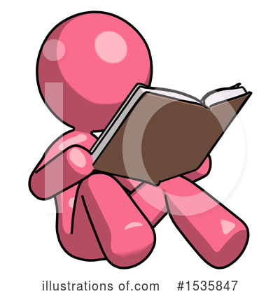 Royalty-Free (RF) Pink Design Mascot Clipart Illustration by Leo Blanchette - Stock Sample #1535847