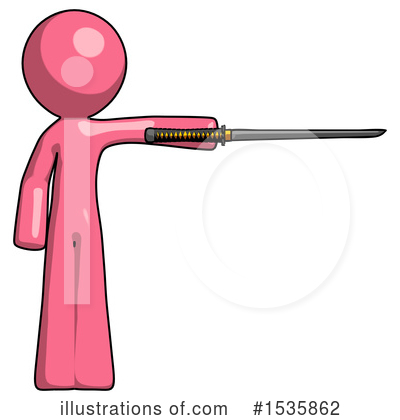 Royalty-Free (RF) Pink Design Mascot Clipart Illustration by Leo Blanchette - Stock Sample #1535862