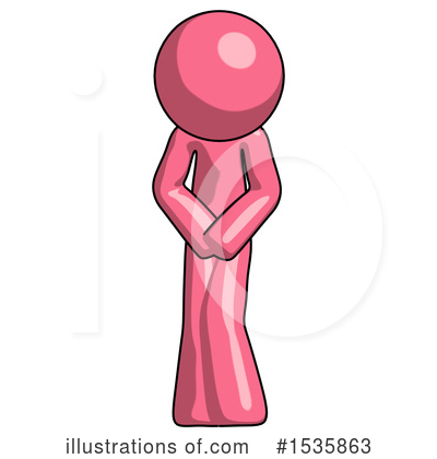 Royalty-Free (RF) Pink Design Mascot Clipart Illustration by Leo Blanchette - Stock Sample #1535863