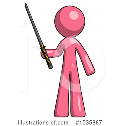 Royalty-Free (RF) Pink Design Mascot Clipart Illustration by Leo Blanchette - Stock Sample #1535867