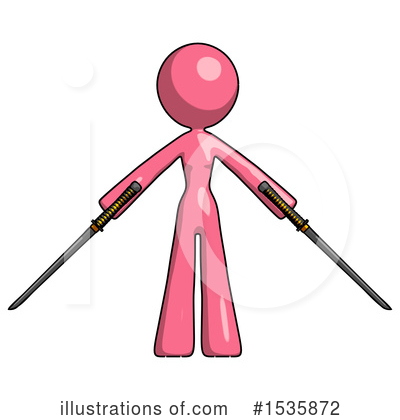 Royalty-Free (RF) Pink Design Mascot Clipart Illustration by Leo Blanchette - Stock Sample #1535872