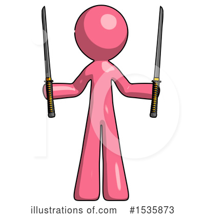 Royalty-Free (RF) Pink Design Mascot Clipart Illustration by Leo Blanchette - Stock Sample #1535873