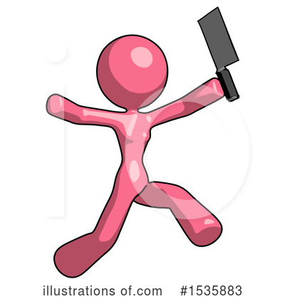 Royalty-Free (RF) Pink Design Mascot Clipart Illustration by Leo Blanchette - Stock Sample #1535883