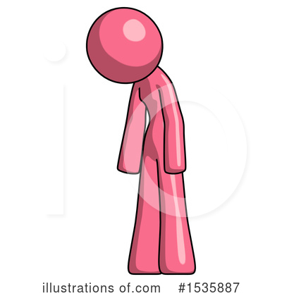 Royalty-Free (RF) Pink Design Mascot Clipart Illustration by Leo Blanchette - Stock Sample #1535887