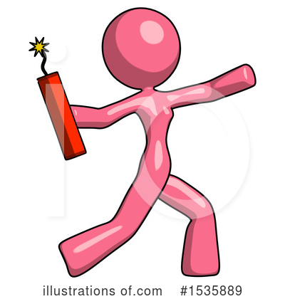 Royalty-Free (RF) Pink Design Mascot Clipart Illustration by Leo Blanchette - Stock Sample #1535889