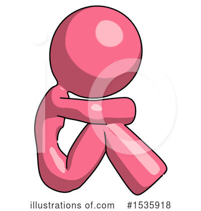 Royalty-Free (RF) Pink Design Mascot Clipart Illustration by Leo Blanchette - Stock Sample #1535918