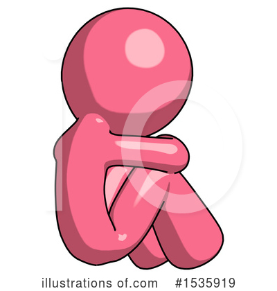 Royalty-Free (RF) Pink Design Mascot Clipart Illustration by Leo Blanchette - Stock Sample #1535919