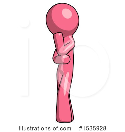 Royalty-Free (RF) Pink Design Mascot Clipart Illustration by Leo Blanchette - Stock Sample #1535928