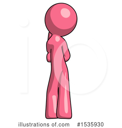 Royalty-Free (RF) Pink Design Mascot Clipart Illustration by Leo Blanchette - Stock Sample #1535930