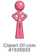 Pink Design Mascot Clipart #1535933 by Leo Blanchette