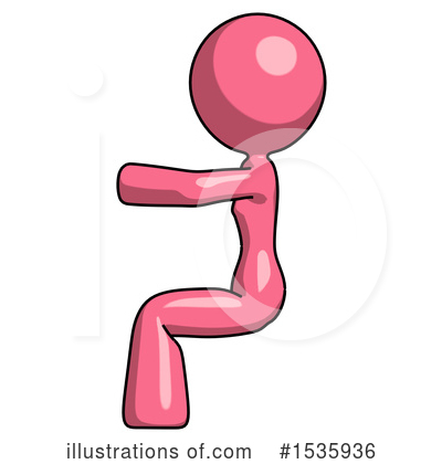 Royalty-Free (RF) Pink Design Mascot Clipart Illustration by Leo Blanchette - Stock Sample #1535936
