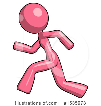 Royalty-Free (RF) Pink Design Mascot Clipart Illustration by Leo Blanchette - Stock Sample #1535973