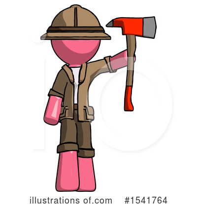 Royalty-Free (RF) Pink Design Mascot Clipart Illustration by Leo Blanchette - Stock Sample #1541764