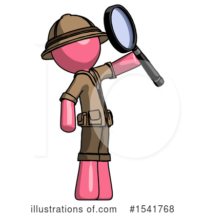 Royalty-Free (RF) Pink Design Mascot Clipart Illustration by Leo Blanchette - Stock Sample #1541768