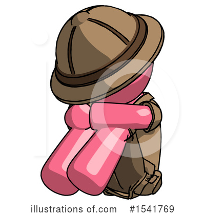 Royalty-Free (RF) Pink Design Mascot Clipart Illustration by Leo Blanchette - Stock Sample #1541769