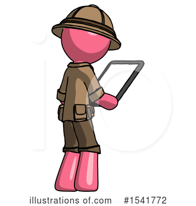 Royalty-Free (RF) Pink Design Mascot Clipart Illustration by Leo Blanchette - Stock Sample #1541772