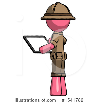 Royalty-Free (RF) Pink Design Mascot Clipart Illustration by Leo Blanchette - Stock Sample #1541782