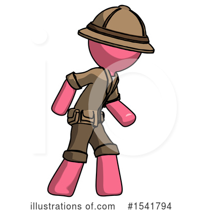 Royalty-Free (RF) Pink Design Mascot Clipart Illustration by Leo Blanchette - Stock Sample #1541794