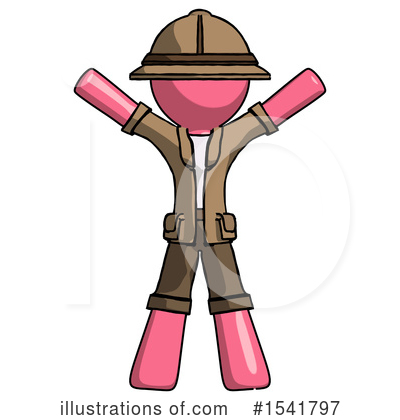 Royalty-Free (RF) Pink Design Mascot Clipart Illustration by Leo Blanchette - Stock Sample #1541797