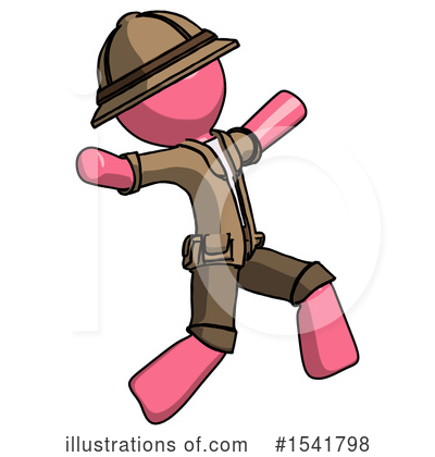 Royalty-Free (RF) Pink Design Mascot Clipart Illustration by Leo Blanchette - Stock Sample #1541798