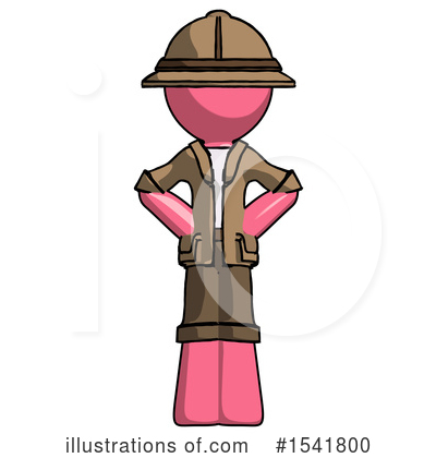 Royalty-Free (RF) Pink Design Mascot Clipart Illustration by Leo Blanchette - Stock Sample #1541800