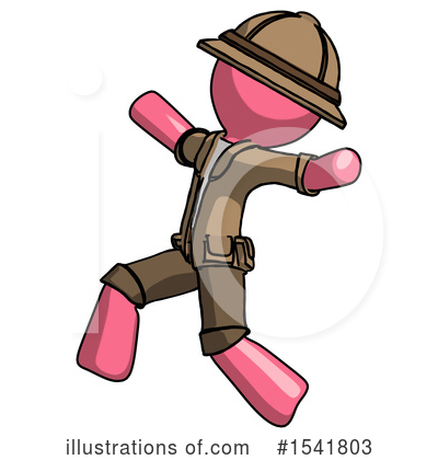 Royalty-Free (RF) Pink Design Mascot Clipart Illustration by Leo Blanchette - Stock Sample #1541803
