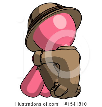 Royalty-Free (RF) Pink Design Mascot Clipart Illustration by Leo Blanchette - Stock Sample #1541810
