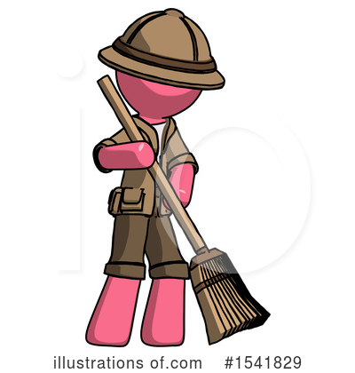 Royalty-Free (RF) Pink Design Mascot Clipart Illustration by Leo Blanchette - Stock Sample #1541829
