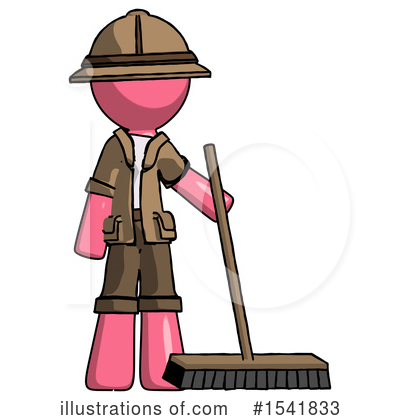 Royalty-Free (RF) Pink Design Mascot Clipart Illustration by Leo Blanchette - Stock Sample #1541833