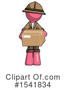 Pink Design Mascot Clipart #1541834 by Leo Blanchette