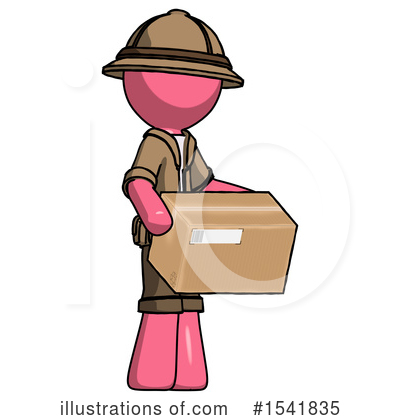 Royalty-Free (RF) Pink Design Mascot Clipart Illustration by Leo Blanchette - Stock Sample #1541835