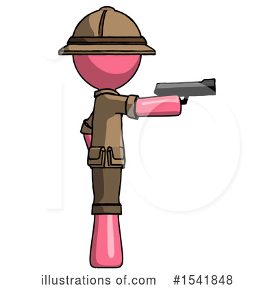 Royalty-Free (RF) Pink Design Mascot Clipart Illustration by Leo Blanchette - Stock Sample #1541848