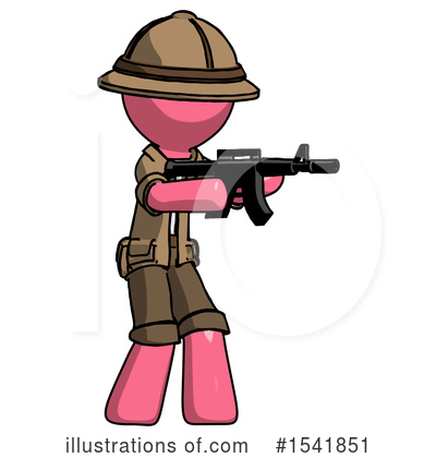 Royalty-Free (RF) Pink Design Mascot Clipart Illustration by Leo Blanchette - Stock Sample #1541851